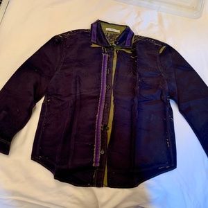 Prada Silk Button Up Blouse